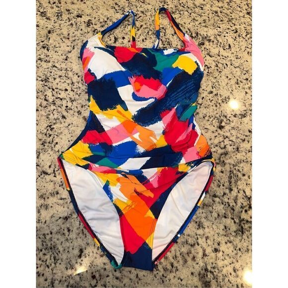 Nautica Women's One Piece Bathing Suit - Picture 2 of 5